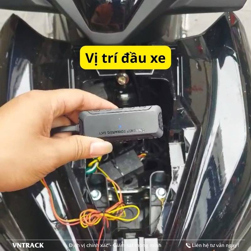 Vị trí lắp đặt định vị xe Honda Air Blade