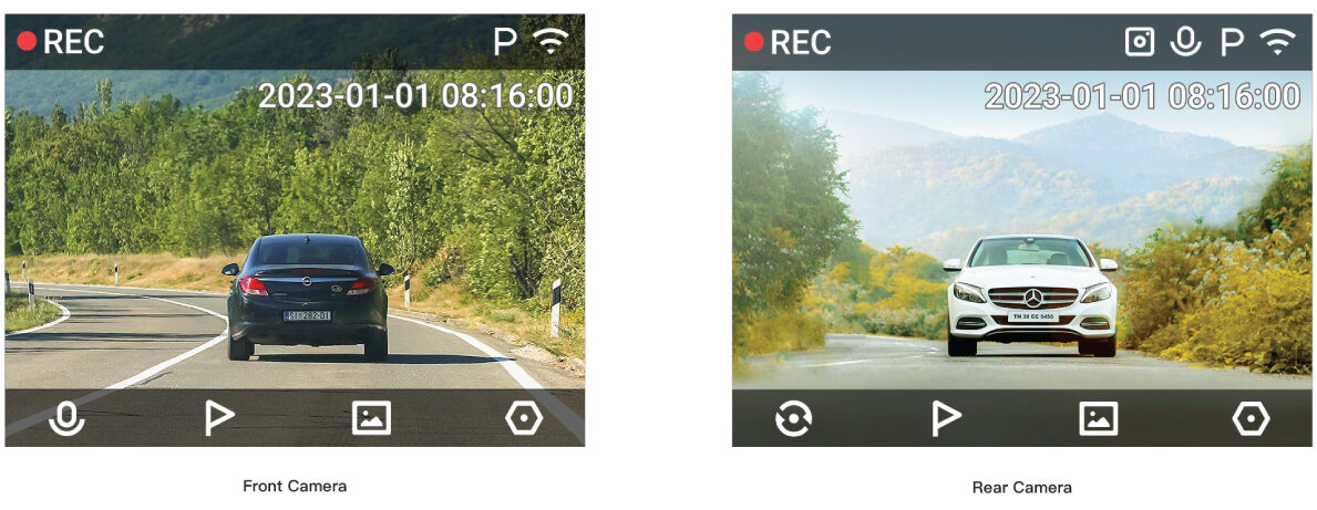 Camera hành trình 70mai A200 | Ghi Hình HDR FHD Trước Sau, Bảo vệ bình