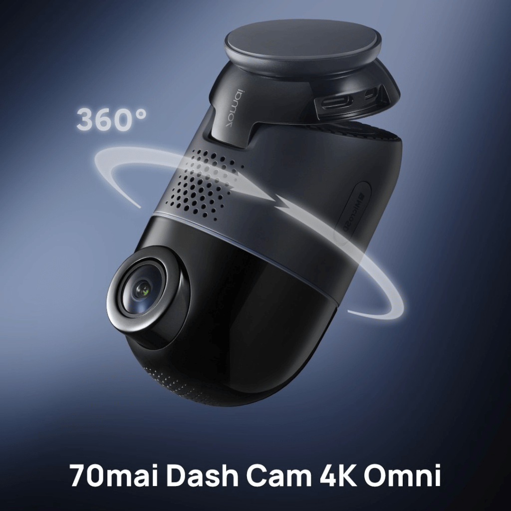 Camera hành trình 70mai Omni X800 4K | Xoay 360°, Ghi hình 4K 60FPS