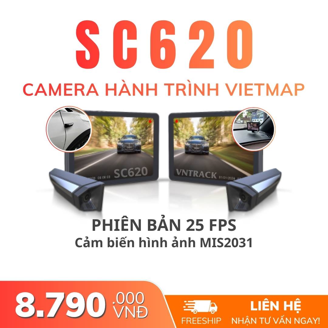 Vietmap SC620 - Camera gương chiếu hậu điện tử, cảnh báo điểm mù