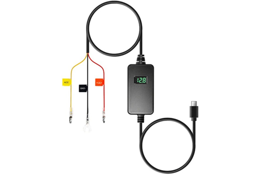 Bộ Hardwire Kit 70mai UP06 - Có màn hình đo điện áp bình