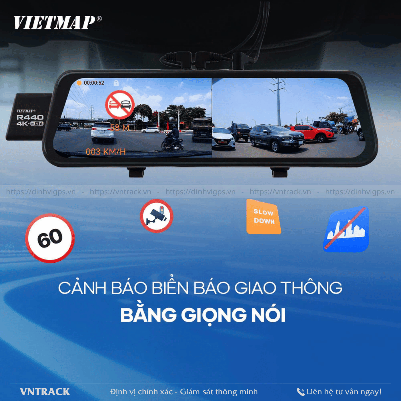 Camera Hành Trình Gương Vietmap R440