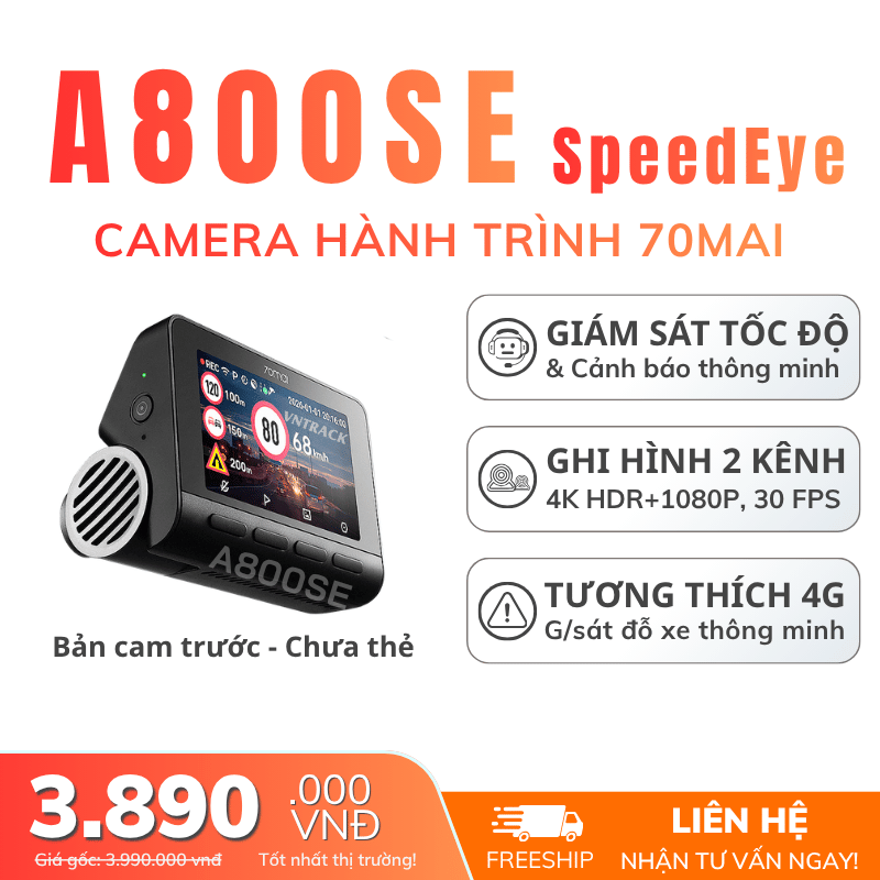 CAMERA HÀNH TRÌNH 70MAI A800SE SPEEDEYE