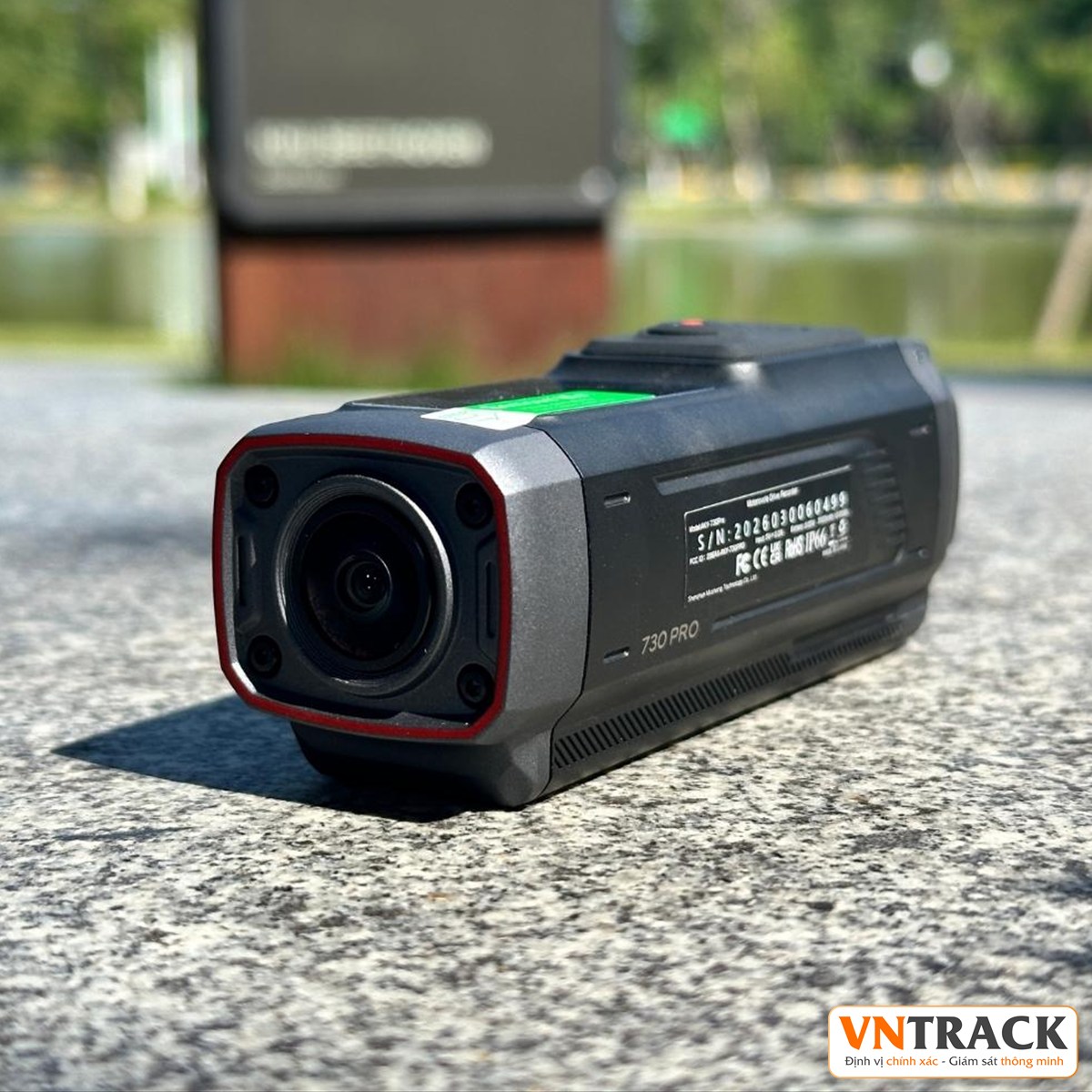 Camera Hành Trình Xe Máy Akeeyo AKY-730 Pro | 4K, Tích Hợp GPS