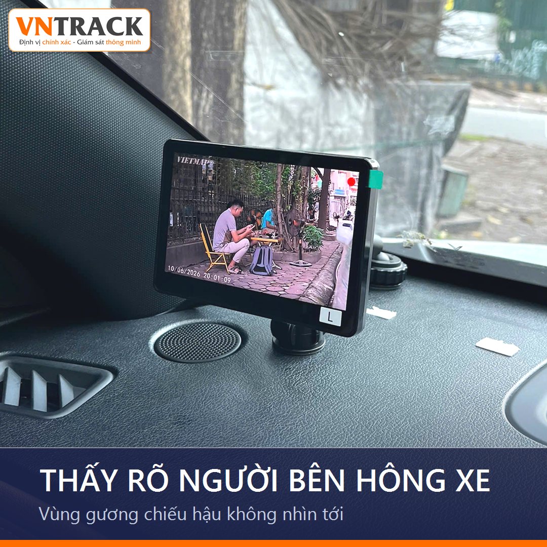 Vietmap SC620 - Camera gương chiếu hậu điện tử, cảnh báo điểm mù