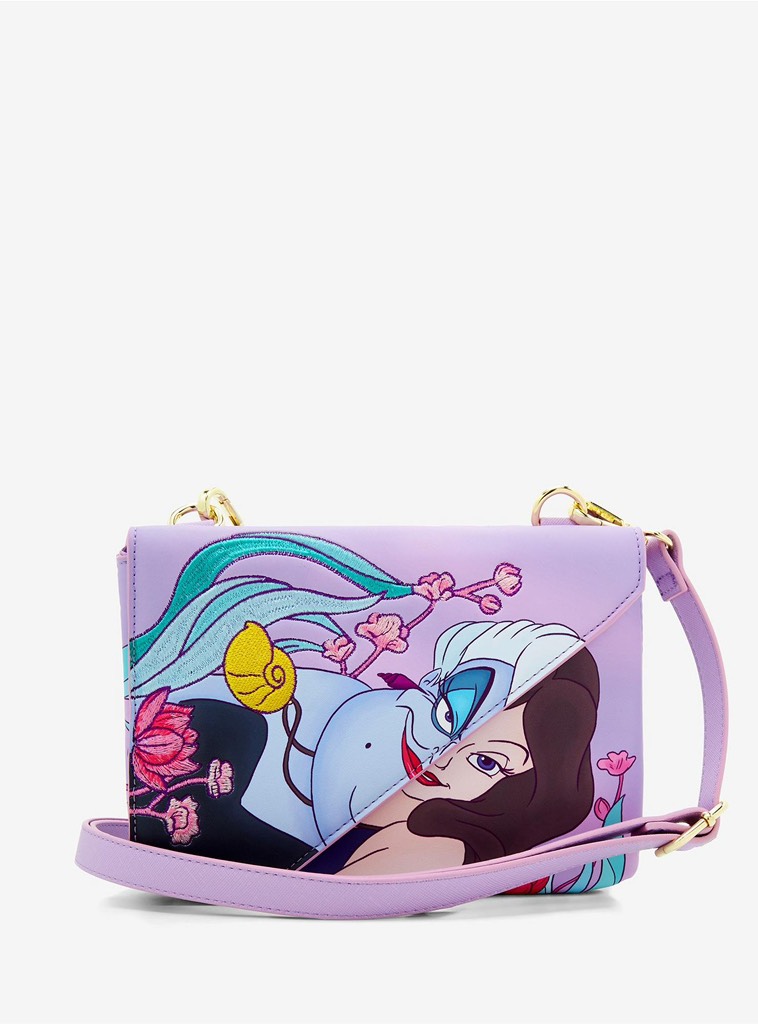 Loungefly Disney The Little Mermaid Ursula and Vanessa Crossbody Bag