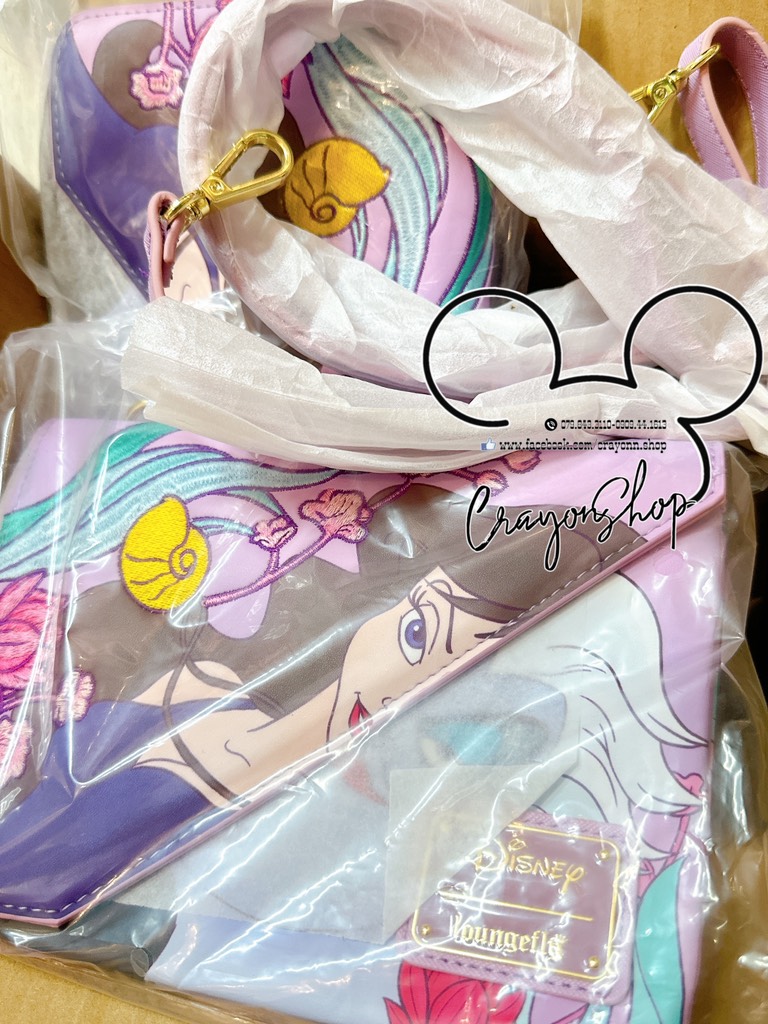 Loungefly Disney The Little Mermaid Ursula and Vanessa Crossbody Bag