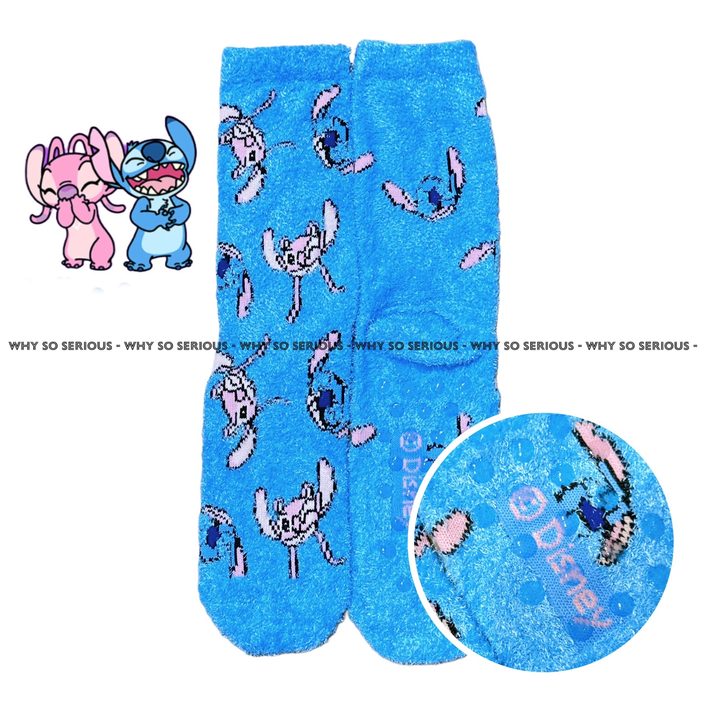 Disney Stitch and Angel Cozy socks