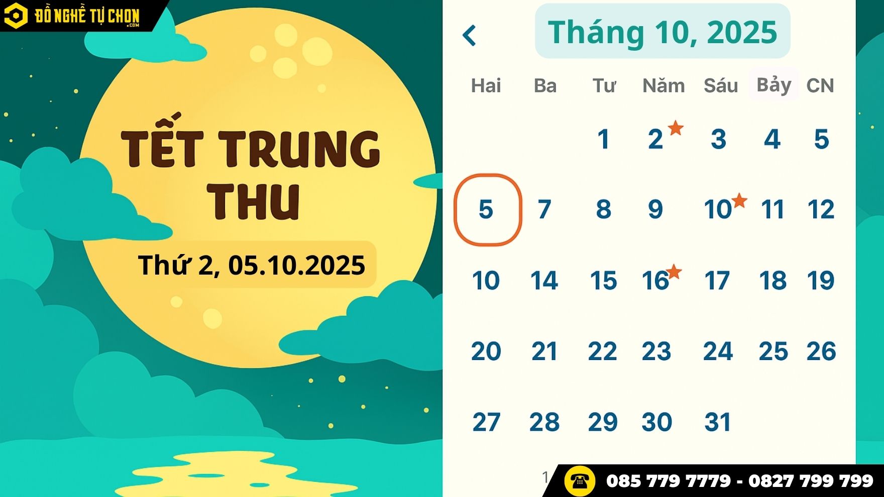 🌕 Trung Thu 2025 – Ánh Trăng Của Đoàn Viên Và Niềm Vui Tỏa Sáng