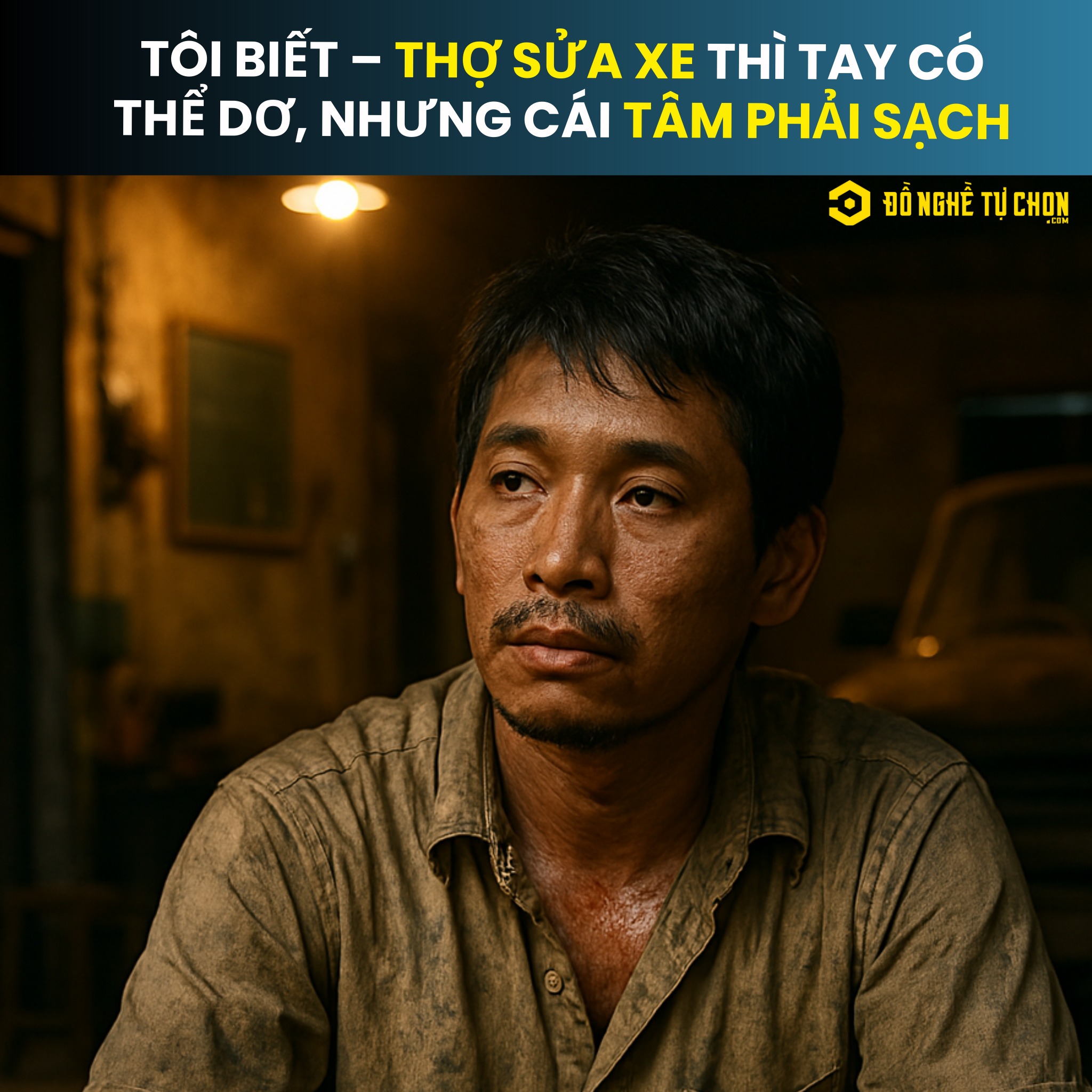 NHẬT KÝ ĐỜI THỢ – “Ở gầm xe bước ra, tôi nghĩ về hai đứa con mình đang học lớp 1”