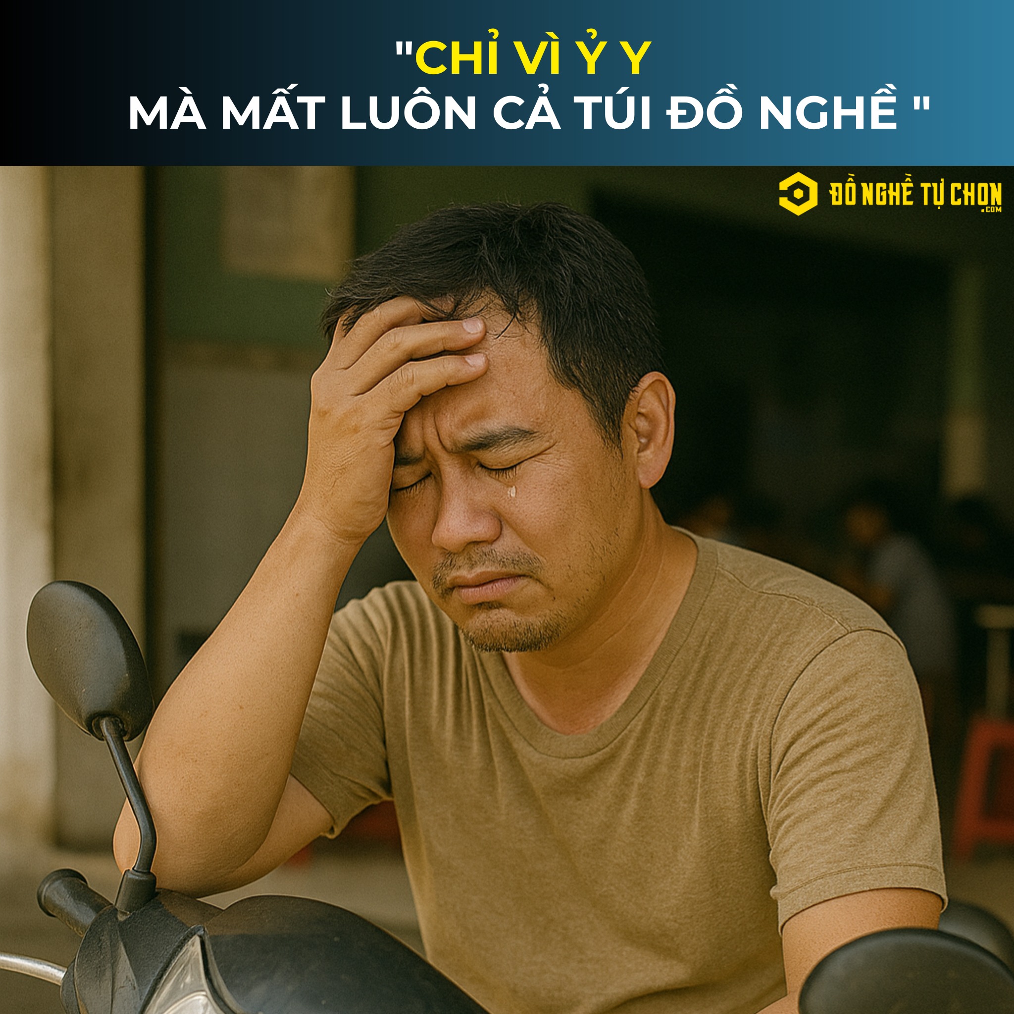 NHẬT KÝ ĐỜI THỢ: Chỉ một bữa ăn trưa vội... mất nguyên túi đồ nghề – và một bài học nhớ đời