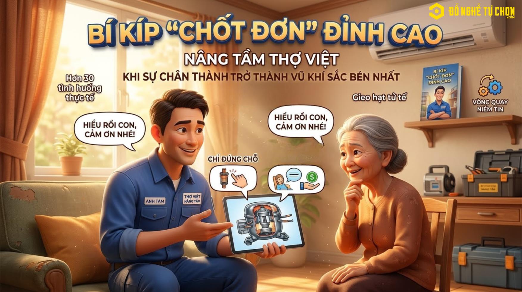 Bí Kíp Thợ Việt Chốt Đơn – Quà Tặng Miễn Phí Từ Đồ Nghề Tự Chọn Giúp Các Anh Thợ Tăng Thu Nhập 2026