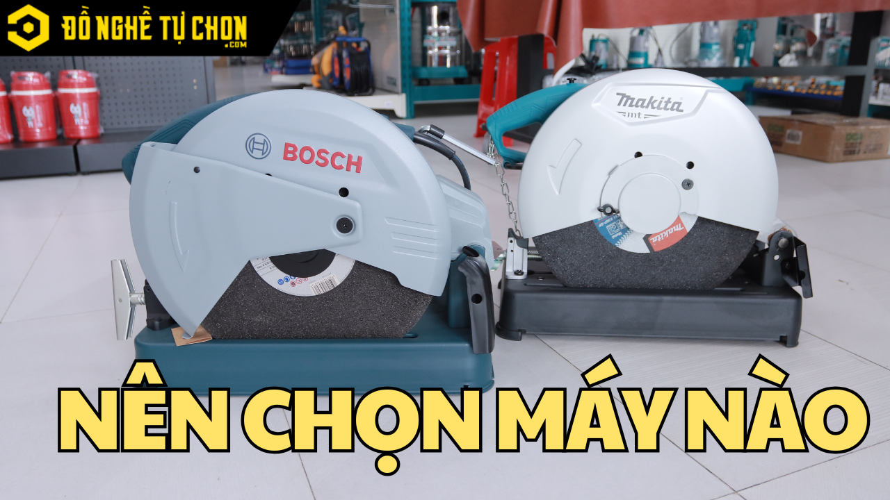 [So sánh] Makita M2401B và Bosch GCO 230 – máy cắt sắt nào tốt hơn cho thợ cơ khí và công trình?
