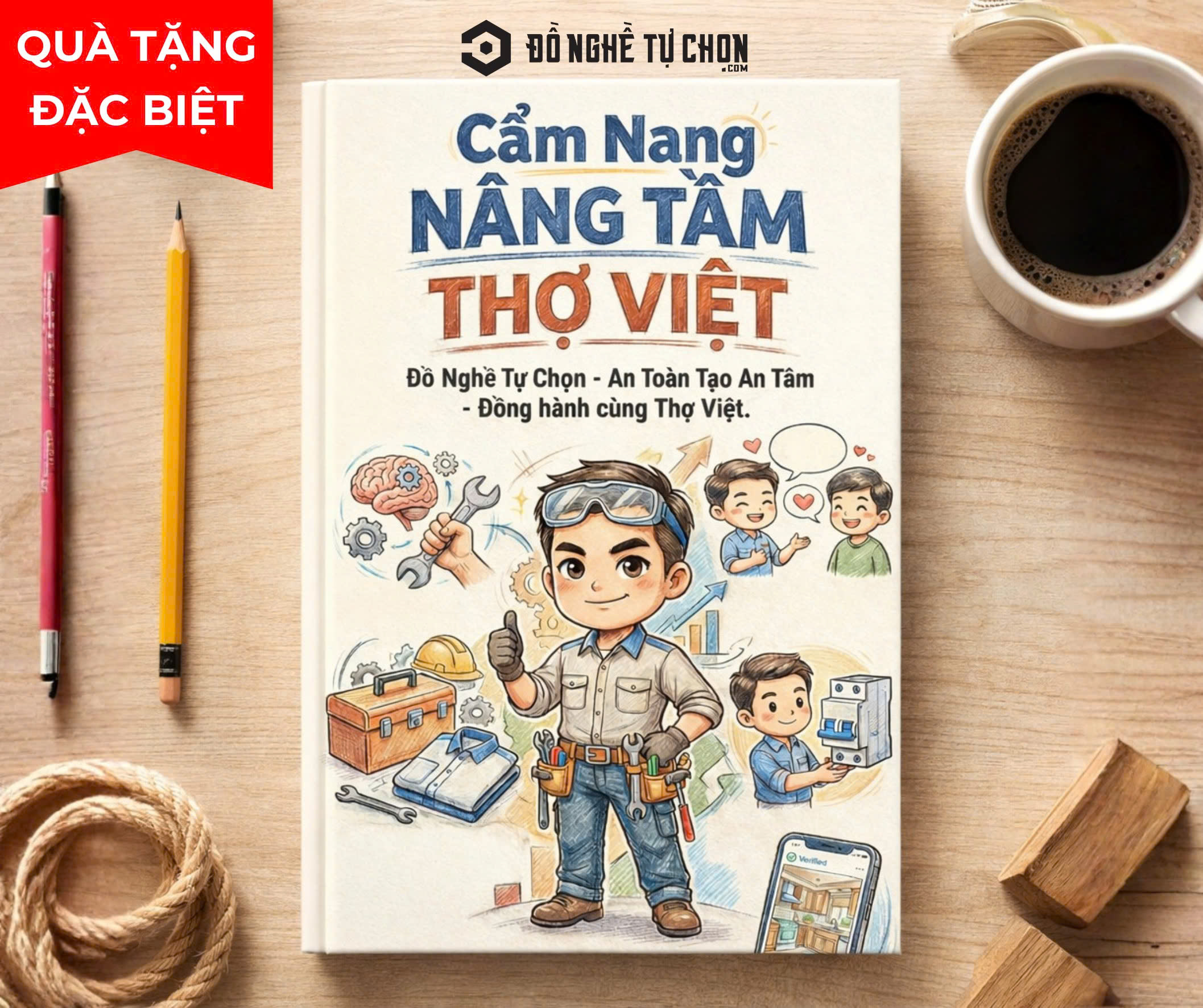 📘 CẨM NANG NÂNG TẦM THỢ VIỆT Món quà nhỏ – Giá trị lớn cho hành trình làm nghề bền vững