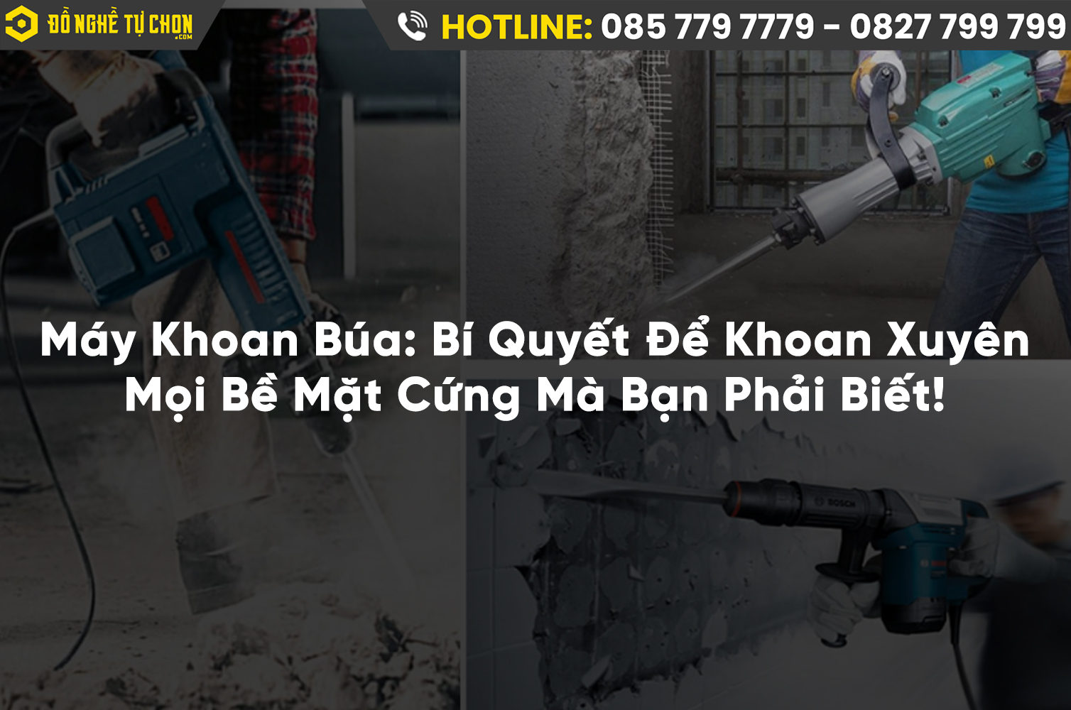 Máy Khoan Búa: Bí Quyết Để Khoan Xuyên Mọi Bề Mặt Cứng Mà Bạn Phải Biết!