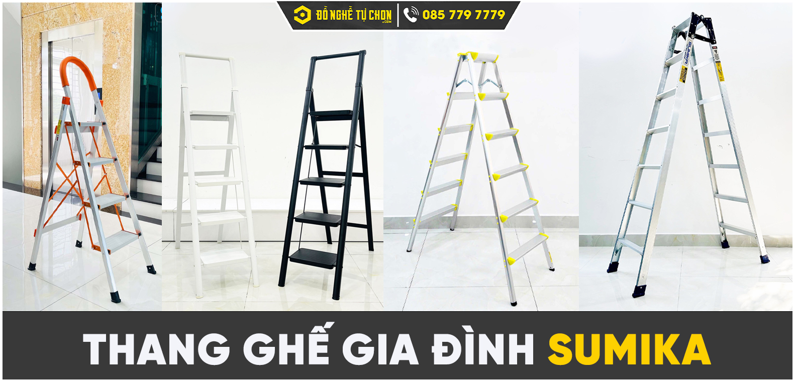Ưu Điểm Vượt Trội Của Thang Ghế Gia Đình SUMIKA - Tổng Hợp Thang Ghế Đang Có Sẵn Tại Đồ Nghề Tự Chọn