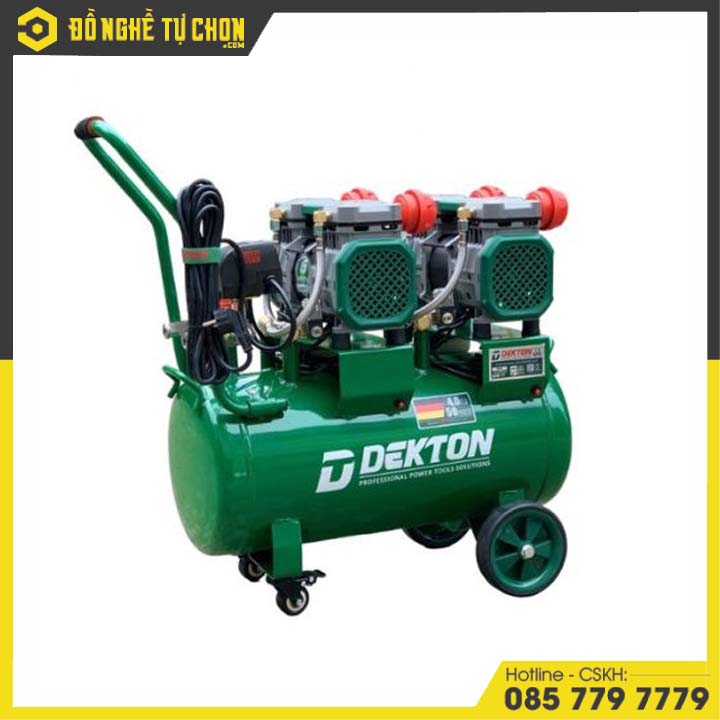 Máy Nén Khí DEKTON DK-AC3950PLUS – 4.0HP – Bình 50L – Lưu Lượng 250L/Phút – Mạnh Mẽ, Êm Ái – Hàng Chính Hãng Có VAT