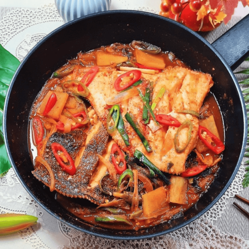 Cá bơn Kho tiêu 