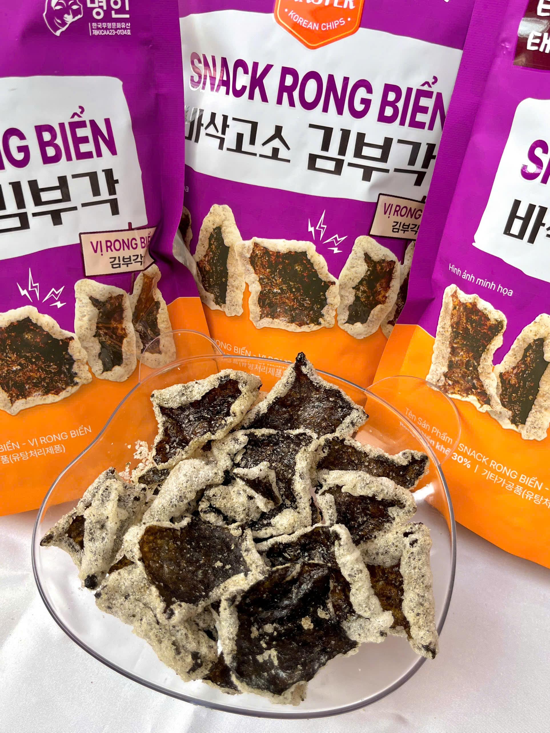 Snack Rong Biển Vị Rong Biển Hàn Quốc 50gram