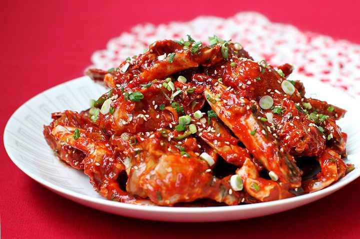Ghẹ Trộn Sốt Cay Vị Đậm Đà Eunha Hàn Quốc 500gram
