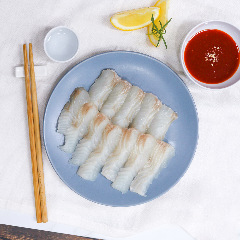 Cá Bơn Nâu Tươi Sống Hàn Quốc Làm Sashimi, Chiên, Nướng 1kg