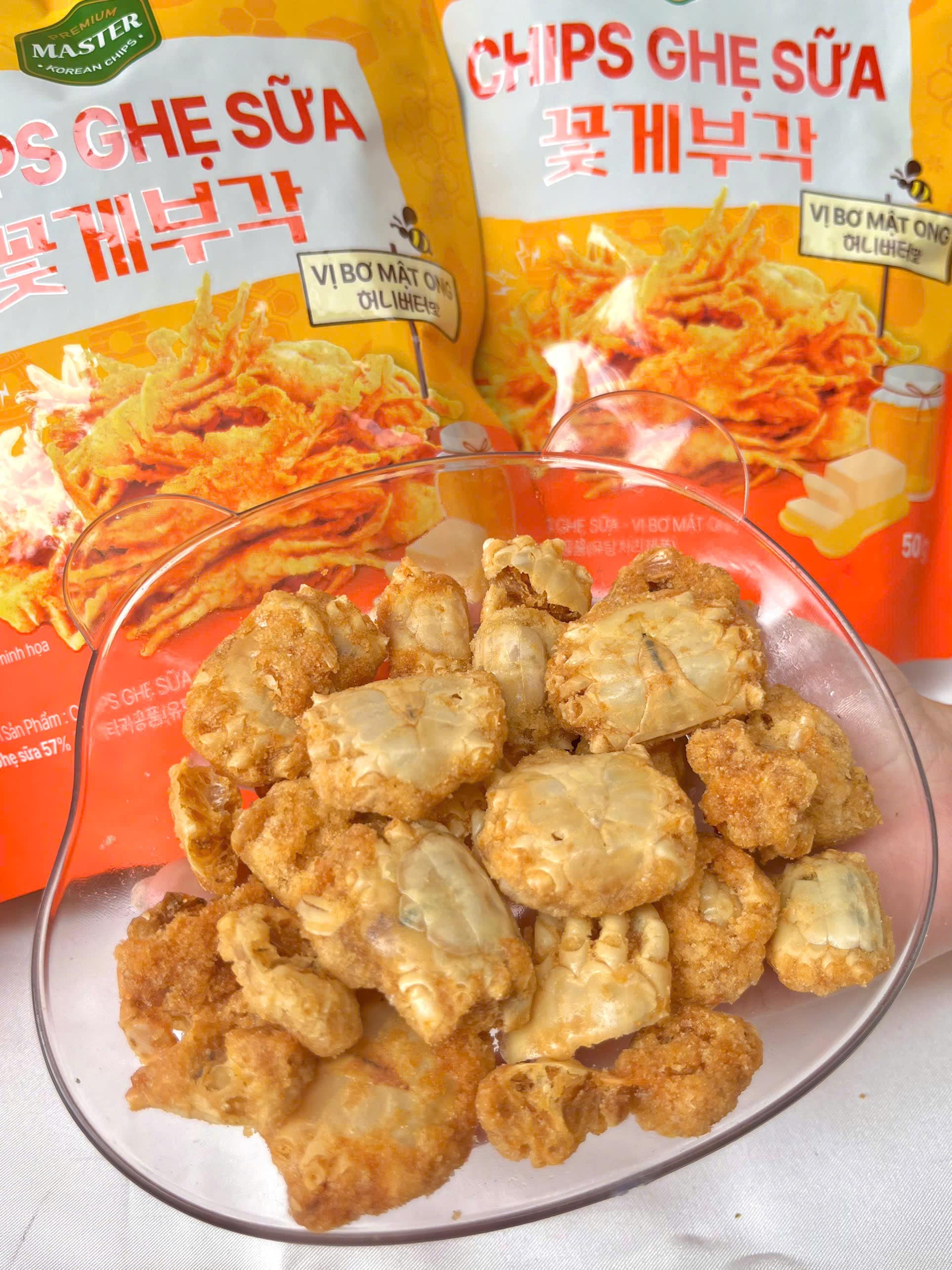 Chips Ghẹ Sữa Vị Bơ Mật Ong Hàn Quốc 50gram