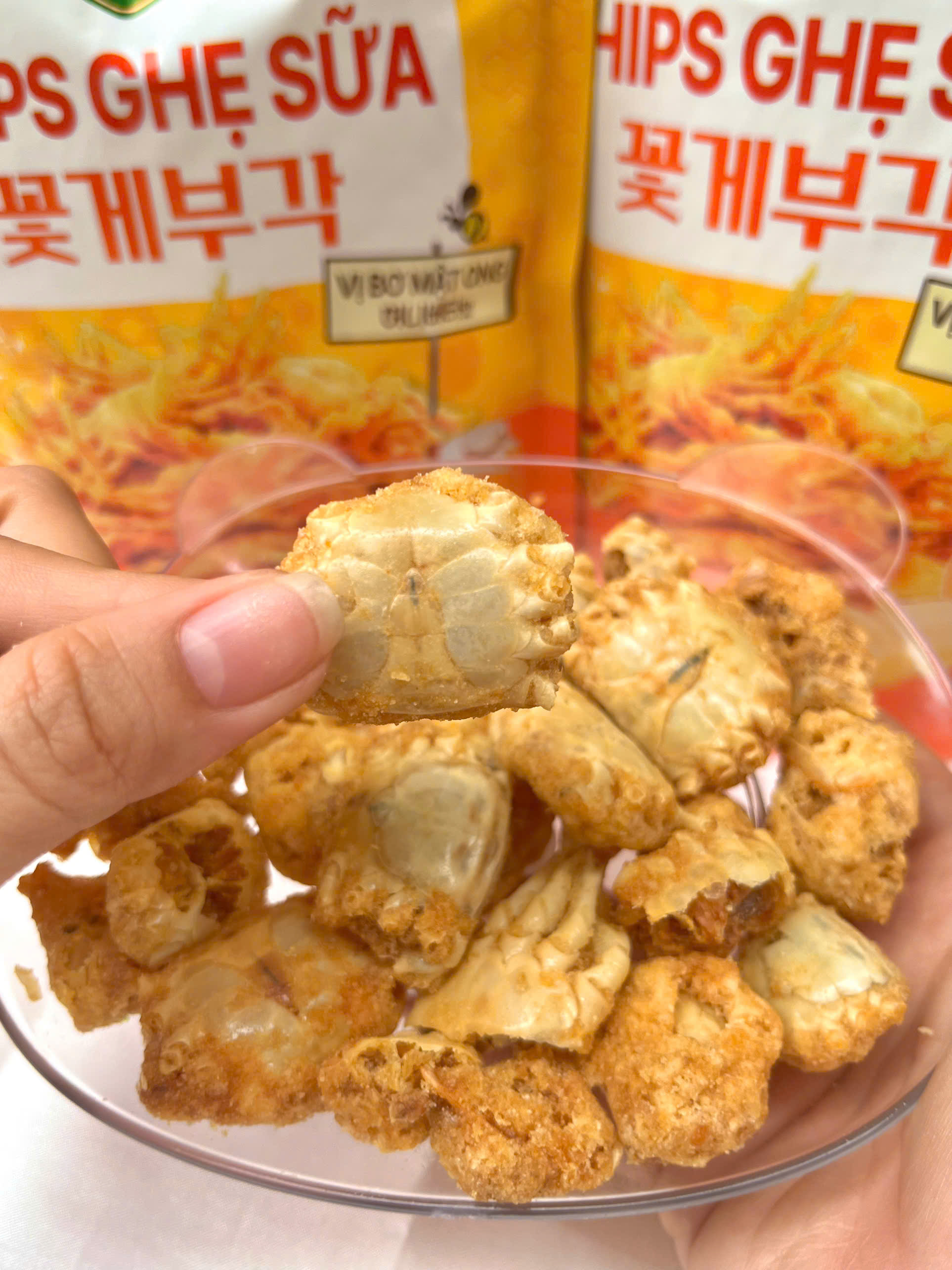 Chips Ghẹ Sữa Vị Bơ Mật Ong Hàn Quốc 50gram