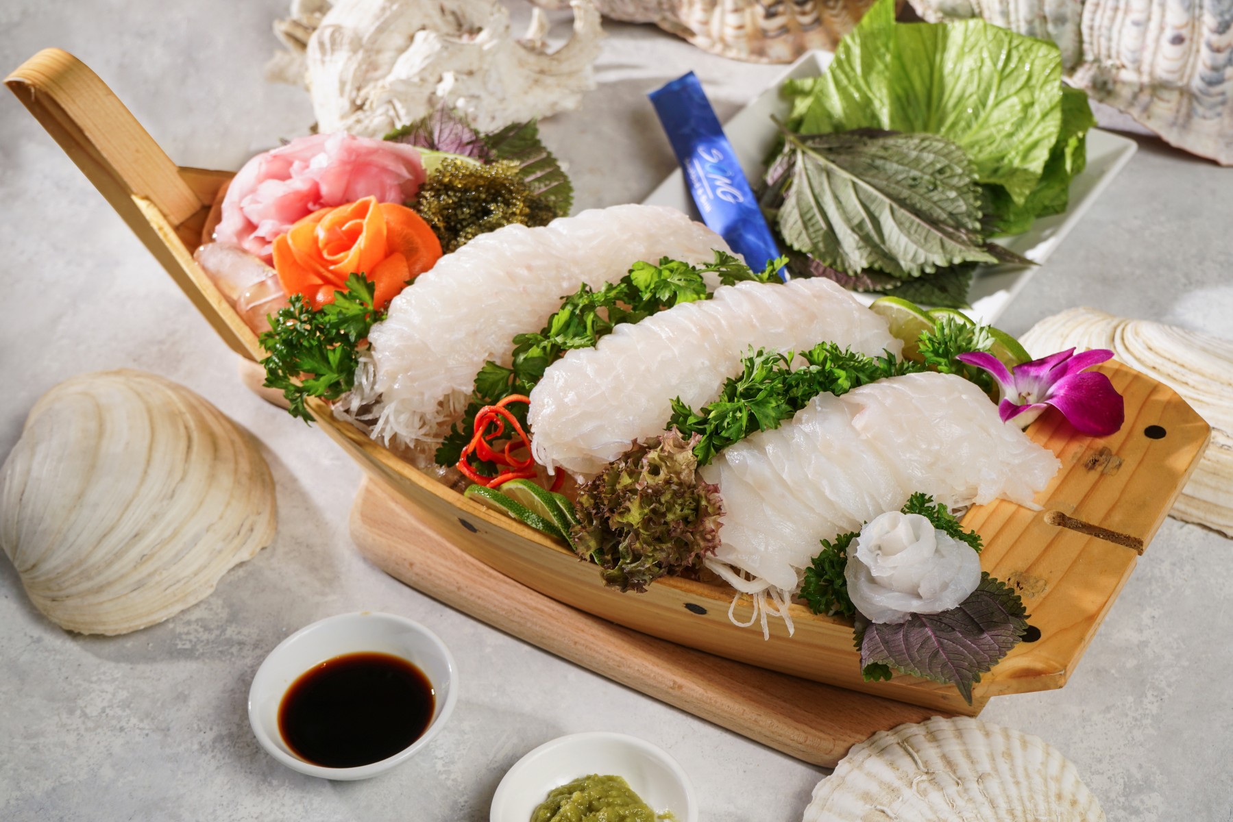 Cá Bơn Nâu Tươi Sống Hàn Quốc Làm Sashimi, Chiên, Nướng 1kg