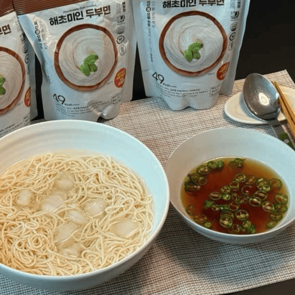 Mì Đậu Phụ Hàn Quốc – Haechomiin Tofu Noodle 180g