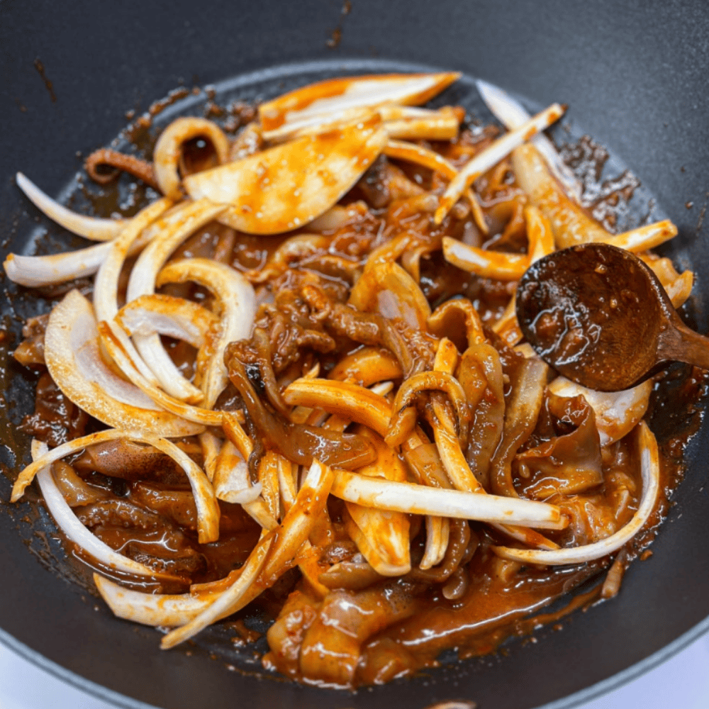 Mực Xào Cay Hàn Quốc 400g