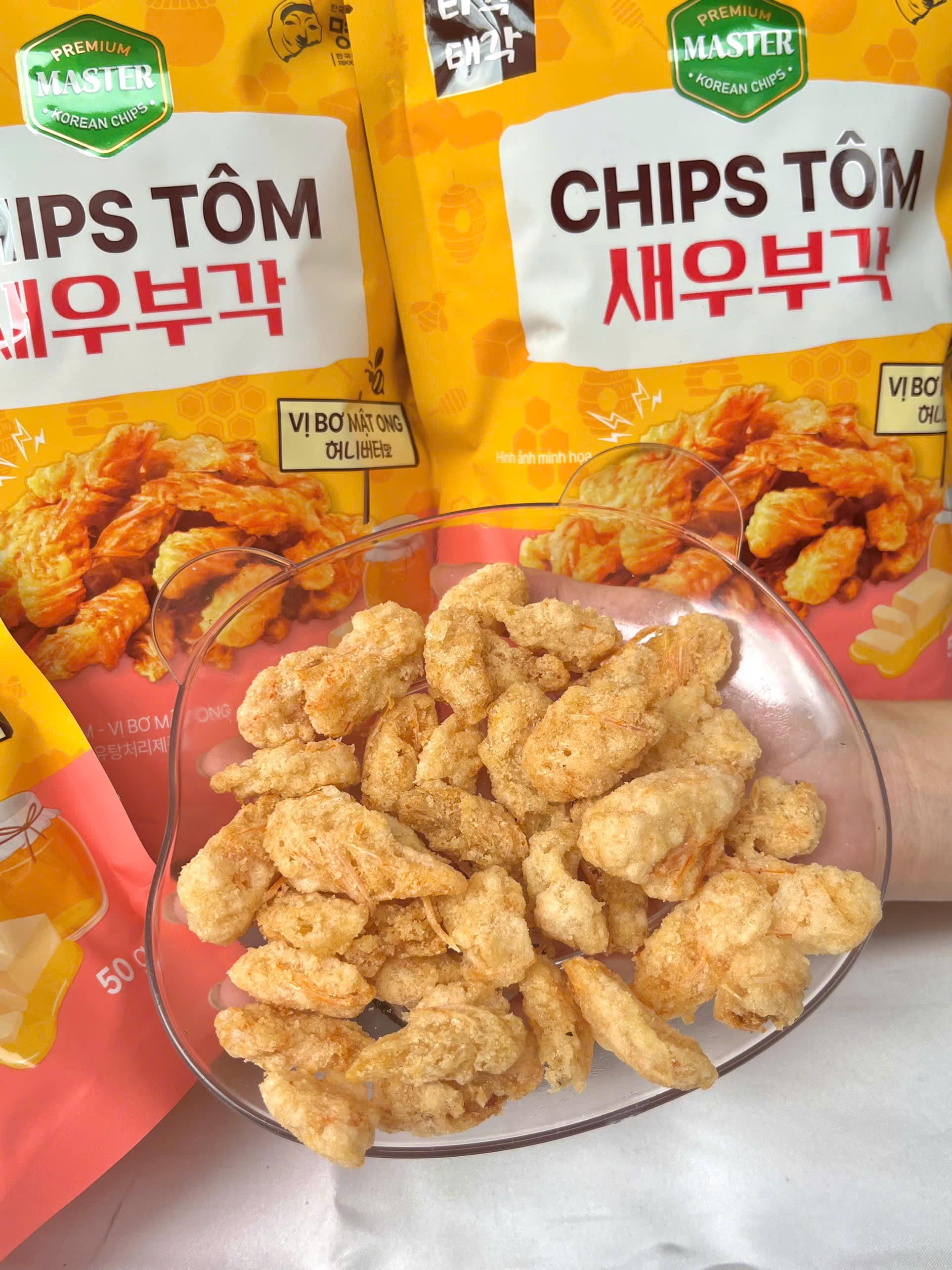 Chips Tôm Vị Bơ Mật Ong Hàn Quốc 50gram