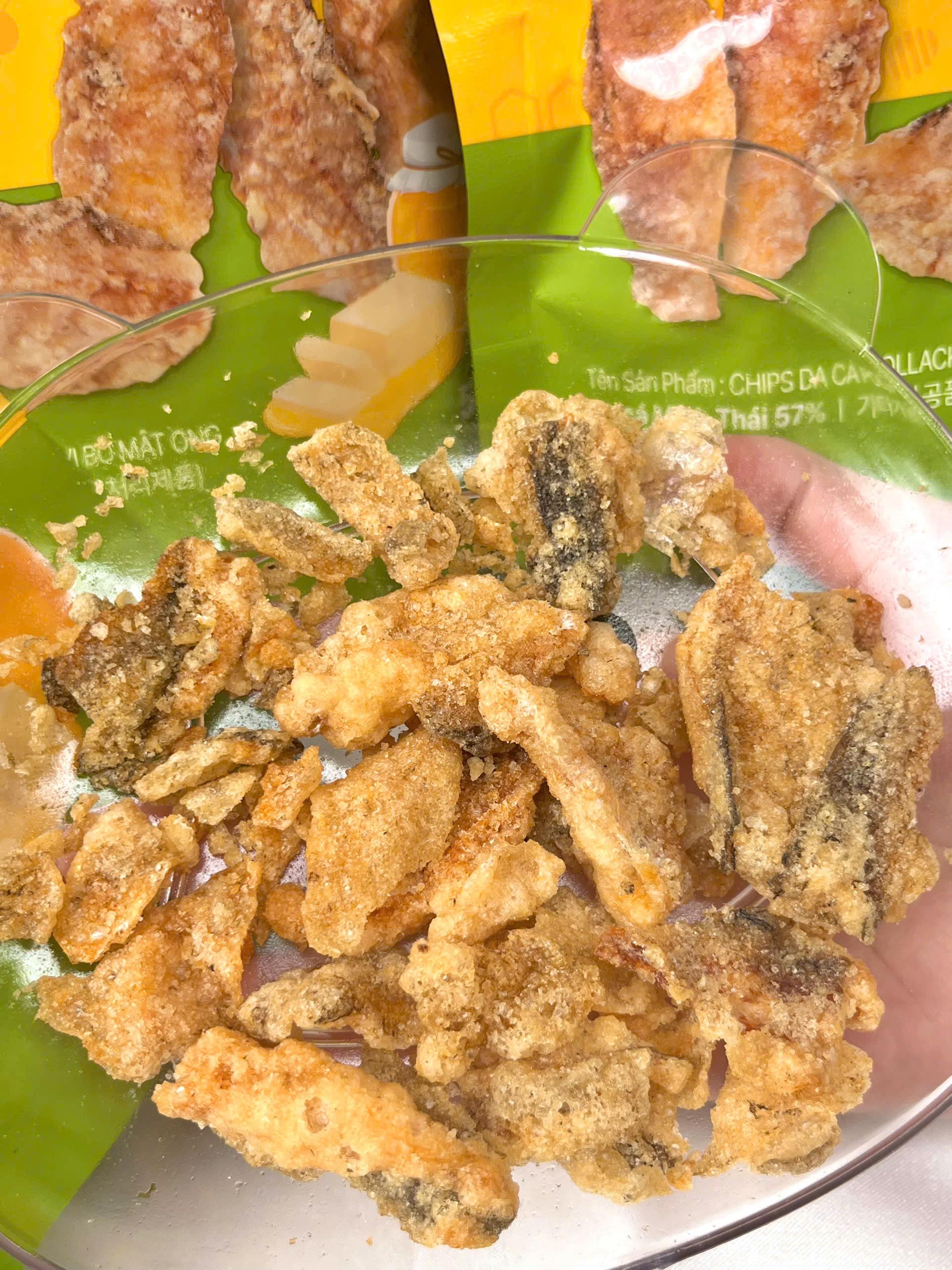 Chips Da Cá Pollack Vị Bơ Mật Ong Hàn Quốc 50gram