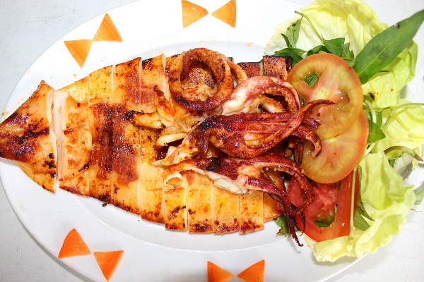 Cách ướp mực nướng