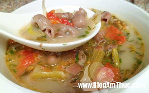món chanh chua bao tử cá basa