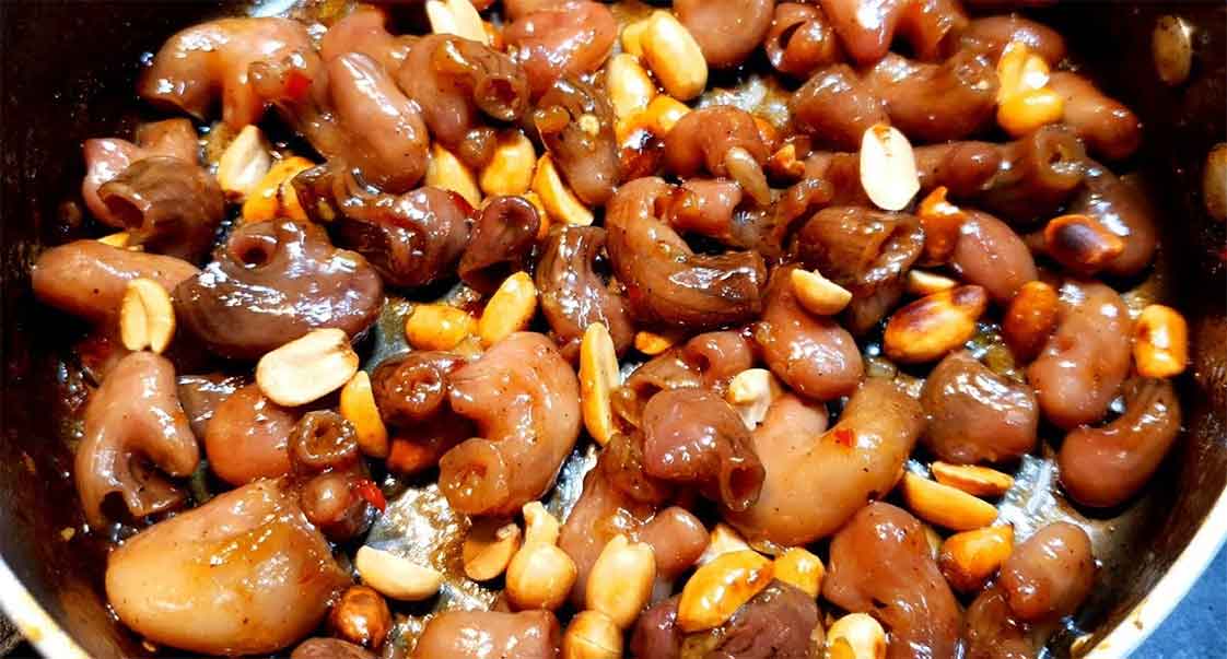 món Bao tử cá basa rim nước dừa