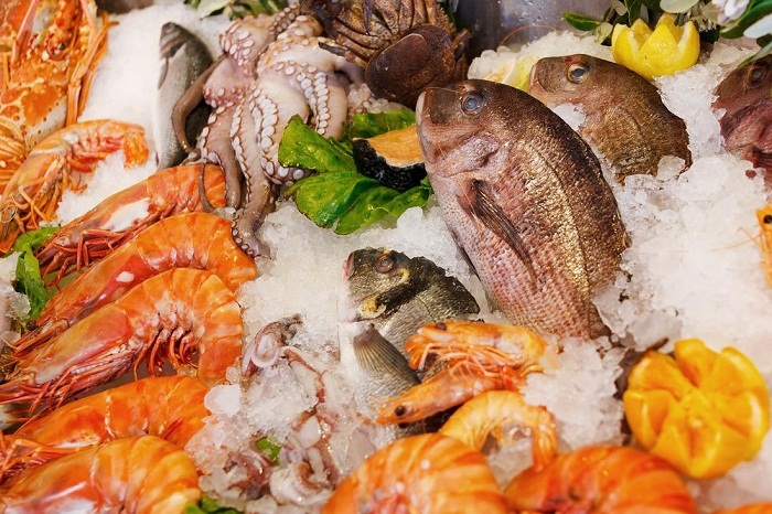 Ăn hải sản có mập không