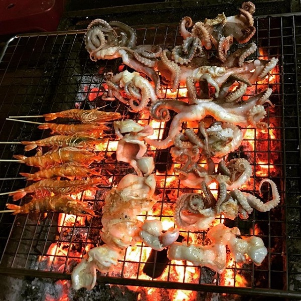 bạch tuoc nuong