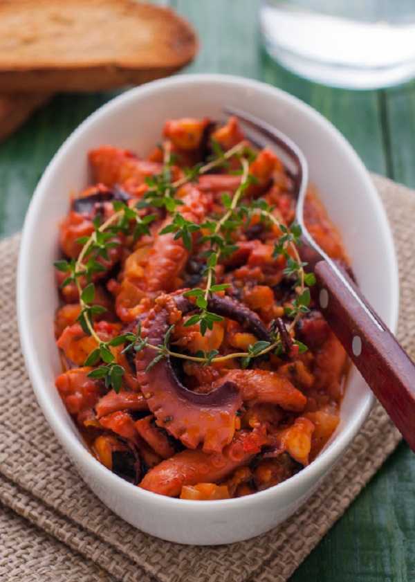 bạch tuộc sốt tương cà món ăn từ bạch tuộc số 2