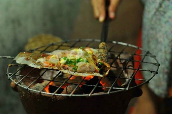 bánh tráng mắm ruốc