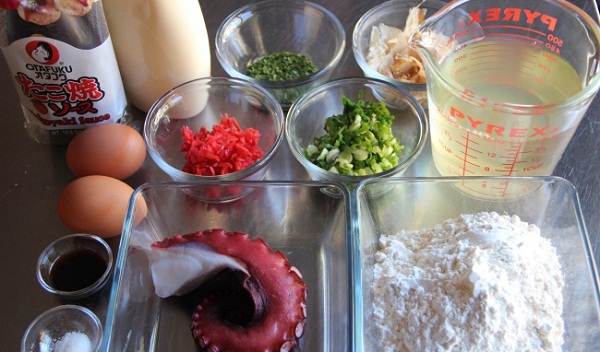 bột làm bánh bạch tuộc