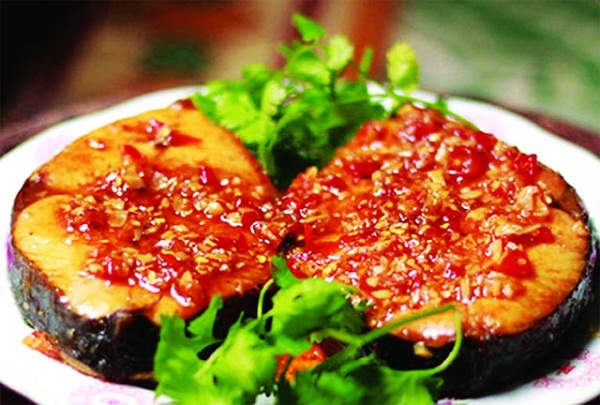 cá thu sốt tỏi ớt