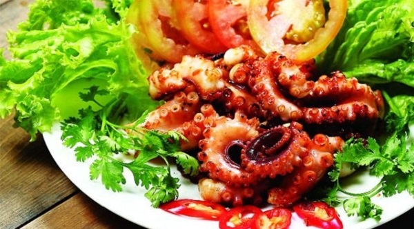 cách chế biến bạch tuộc nướng
