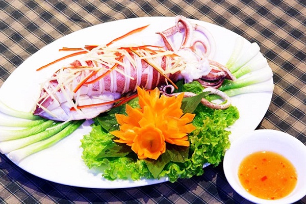 cách chế biến mực ống tươi