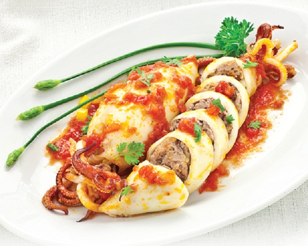 cách chế biến mực ống