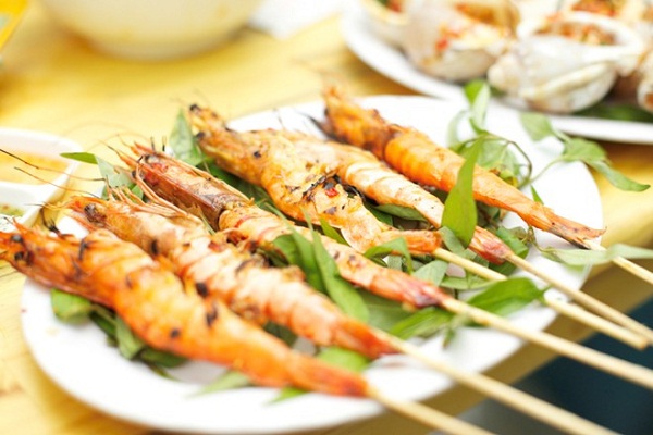 cách làm tôm nướng sa tế