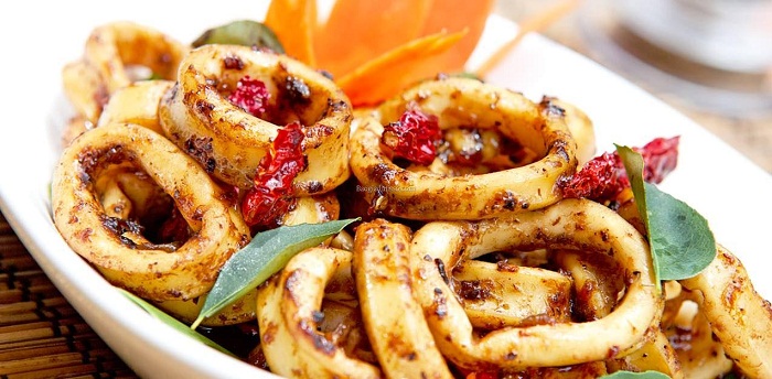 Cách nướng mực từ lò vi sóng