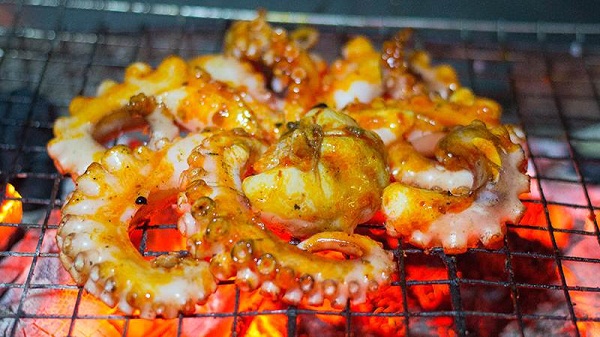 cách ướp bạch tuộc nướng
