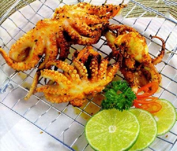 cach uop bach tuoc nuong chao lỗi hay gặp khi ướp và nướng bạch tuộc là bị khô