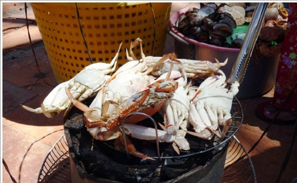 ghẹ nướng