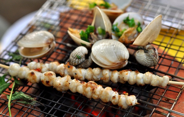 hải sản nướng